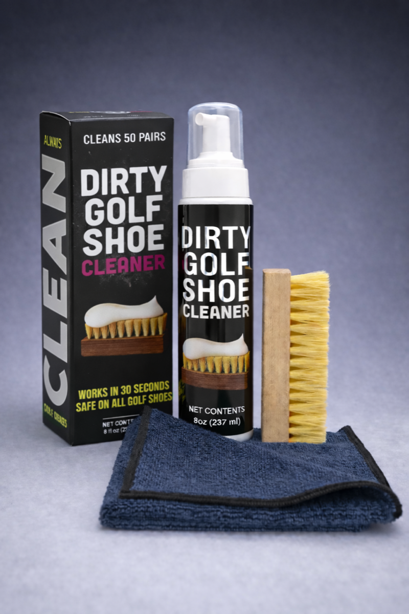 Dirty Golf Shoe Cleaner